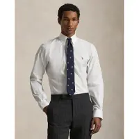 Ralph Lauren per uomo. 712870507001 Camicia Oxford bianca su misura (45.5), Bianco, Casual, Cotone, Classico, Manica lunga