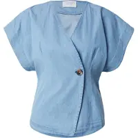 Sisters point Camicia da donna 'EVELA' blu denim