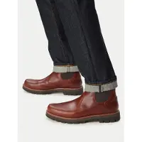 Timberland Britton Road Mid Chelsea Boot Brown Full Grain Taglia: 45.5 | Stivali Outlet | Uomo | Marrone