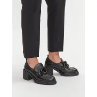 Hispanitas per donna. HI254331 Mocassini in pelle nera Zurich (40), Nero, 5 a 8cm, Nessuno, Casual, Classico