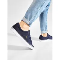 Ralph Lauren per uomo. 816749369002 Sneakers Sayer in tela marina (37), Tessuto, Basso, Stringhe, Casual, Navy
