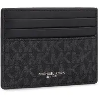 Michael Kors per uomo. 39F9LGYD2B Greyson Porta carte con logo grande nero (OSFA), Casual, Tela