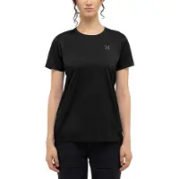 Haglöfs Women's Trekk Tech Tee Maglia funzionale Donna (L, nero)