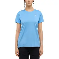 Haglöfs Women's Trekk Tech Tee Maglia funzionale Donna (L, blu)