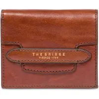 The bridge Lucrezia Portafoglio Protezione RFID Vera Pelle 11 cm marrone