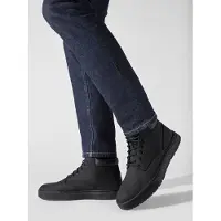 Timberland per uomo. TB0A658N0011 Sneakers in pelle Maple Grove nero (44.5), Basso, Stringhe, Casual