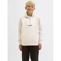 Jack & Jones Felpa Con Mezza Zip Stampato Boys