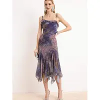 Trendyol Abito blu colomba / oliva / melanzana / malva