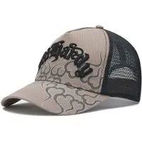 Ed Hardy Cappello da baseball marino / grigio / talpa / bianco