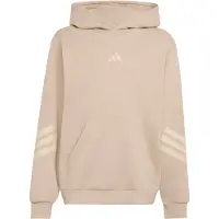 Adidas Kid's Future Icons 3 Stripes Oversized Hoodie Felpa con cappuccio Bambini (164, beige)