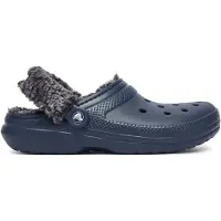 Crocs Scarpe Classic Fleece Lined Clog donne - Blu - 43 / 44