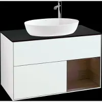 Villeroy & Boch V&B illuminazione a parete del mobiletto Finion 100, Pl bla m, Reg wal ven, glo wh. Lac