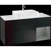 Villeroy & Boch V&B mobile da parete Finion 120cm, Pl w m, Reg re Oli. m, bla m Lac