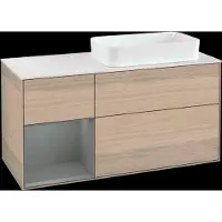 Villeroy & Boch V&B mobile da parete Finion 120cm, Pl w m, Reg li Oli. m Lac, Oa ven