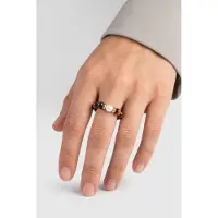 Purelei Anxiety Tiger‘s Eye Pearl Ring Mit Perle Gold / M/l Taglia: M-L | Anelli Outlet | Donna | Bianco