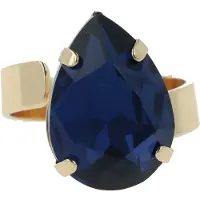 Otazu Classic Drop Ring Denim Blue Blue Taglia: OS | Anelli Outlet | Donna | Blu