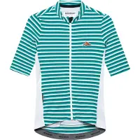 CafÉ Du Cycliste Women's Romy Maglietta da ciclismo Donna (L, turchese)