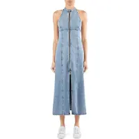 Armani Exchange per donna. XW002261AF21338MB001 Abito in denim blu (XS), Casual, Cotone, Senza maniche / cinghie