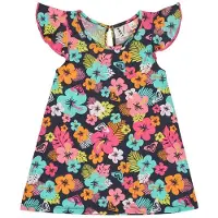 Roxy Kid's Morning Flower Abito Bambini (7 Years, variopinto)