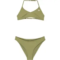 Roxy Kid's Solid Active RG Tri Bra Set Bikini Bambini (14 Years, olivia)