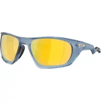 Oakley - Occhiali da sole polarizzati - Lateralis Matte Trans Abyss/Prizm 24K Polar per Uomo - Grigio