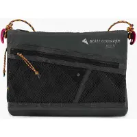 Klättermusen - Custodia - Algir Foldover Bag Raven in Pelle - Grigio