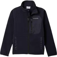Columbia Kid's Fast Trek V Full Zip Giacca in pile Bambini (M, nero)