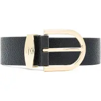 Armani Exchange per donna. XW002619AF22693UC001 Cintura della lingua nera (75cm), Nero, Casual, Pelle