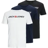 Jack & Jones Confezione Da 3 T-shirt Con Logo