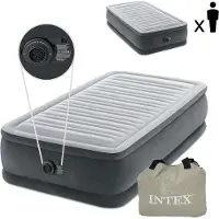 Intex Materasso gonfiabile 191x99 cm con pompa, singolo, DELUXE 64412ND