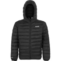 Regatta Junior Hooded Marizion Giacca sintetica Bambini (9-10 Years, nero)