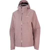 Salomon Women's Bonatti Waterproof Jacket Giacca da corsa Donna (L, grigio)