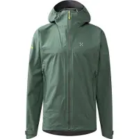 Haglöfs L.I.M Airak 2,5L Jacket Giacca antipioggia Uomo (M, verde)
