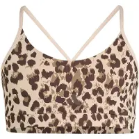 Adidas Top sportivo 'ANIMAL PRINT SPORT' beige / marrone scuro