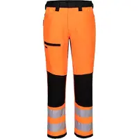 Portwest Pantaloni elasticizzati Hv ecologici Wx2 - Taglia 28 - Giallo/nero -