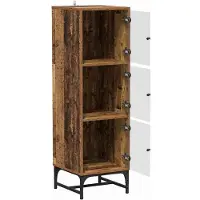 vidaXL Credenza in legno di recupero 35 x 37 x 117 cm