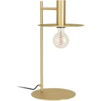 Eglo Lampada da tavolo Escandell in ottone spazzolato
