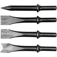 TRIZERATOP Set di scalpelli pneumatici, 4 pezzi.