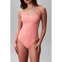 Calvin Klein One Piece Washed Scarlet Taglia: L | Costumi Interi Outlet | Donna | Rosso
