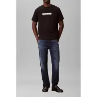 Calvin Klein Ss 20s Tonal Metallic Tee Black Taglia: S | Magliette basic Outlet | Uomo | Nero