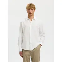 Selected Camicia In Misto Lino Uomini Bianco L