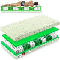 Matratzen Perfekt Materasso 160x200cm H4 Monaco di Baviera con nucleo a molle insacchettate 1000 molle