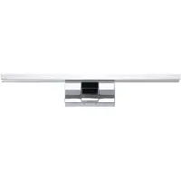 Eglo Applique a LED Conettilla, color cromo, larghezza 40 cm IP44 CCT
