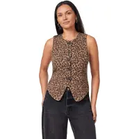 Scotch & Soda The Fitted Vest Leopard Print Taglia: XL | Gilet Outlet | Donna