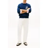 Tommy Hilfiger Chunky Cotton Crew Neck Sweater Carbon Navy Taglia: XXL | Maglioni a maglia Outlet | Uomo | Blu
