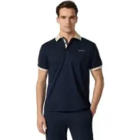 Hackett London per uomo. HM5600190 Polo Hs Resort Placket blu marino (XXL), Casual, Cotone, Manica corta, Navy