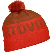 Ortovox Bobble Knit Beanie Berretto (50-56 cm, rosso)