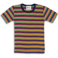Engel Kids' Undershirt S/S Intimo lana merinos Bambini (140, variopinto)
