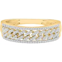 Diamant Exquis Anello 'Ring aus 375 Gelbgold mit Diamant' oro