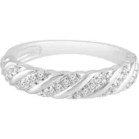 Diamant Exquis Anello argento
